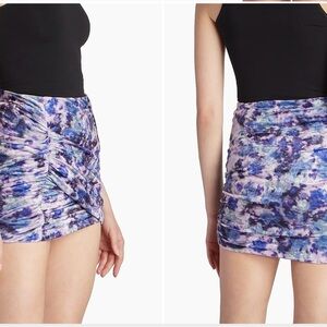 Isabel Marant Ruched Velvet Mini Skirt- excellent condition